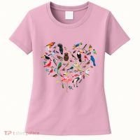 Bird Heart Birding BirdWatching Birder Bird Watcher Women's T-Shirt thumb 0
