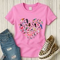 Bird Heart Birding BirdWatching Birder Bird Watcher Women's T-Shirt thumb 3