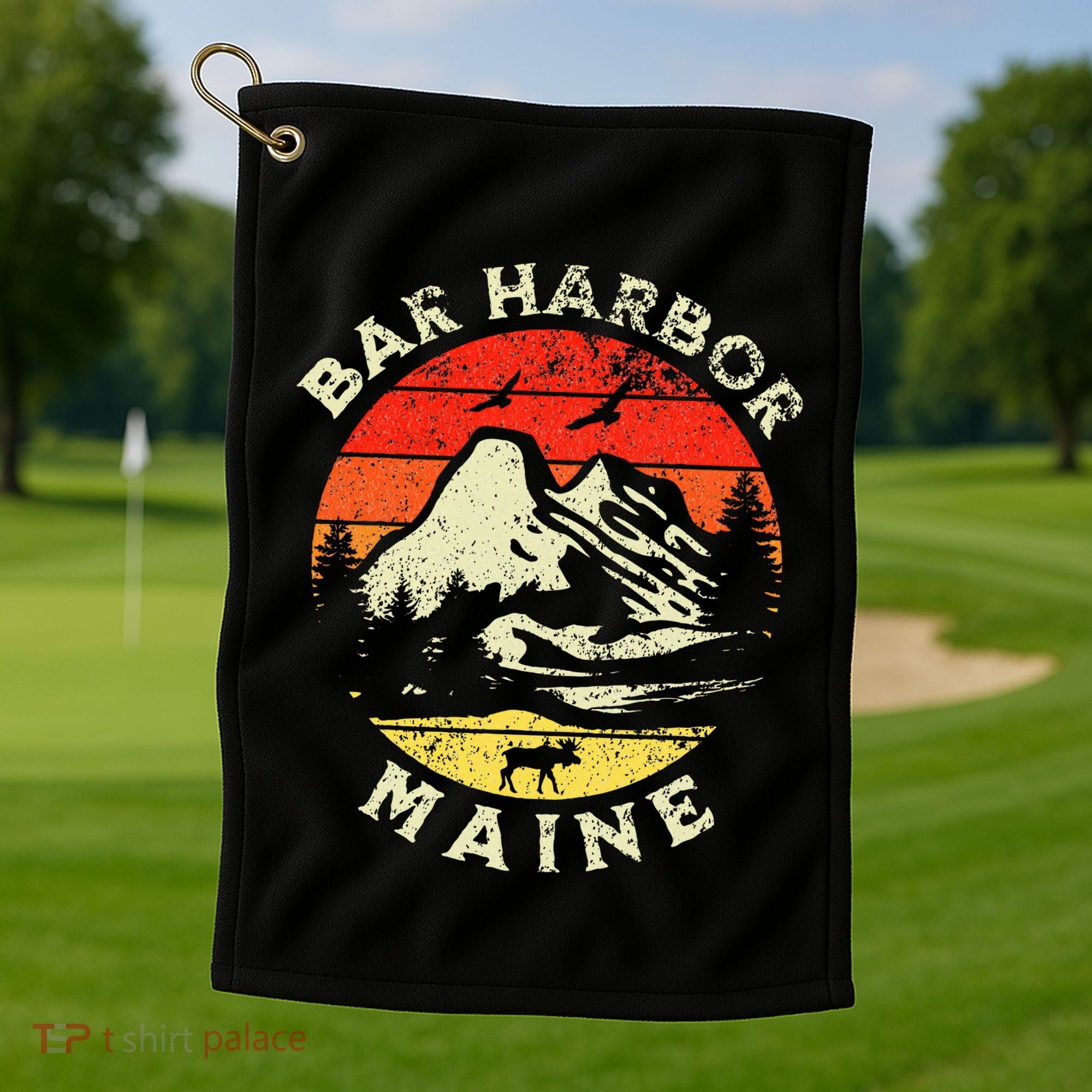 Bar Harbor Golf Towel