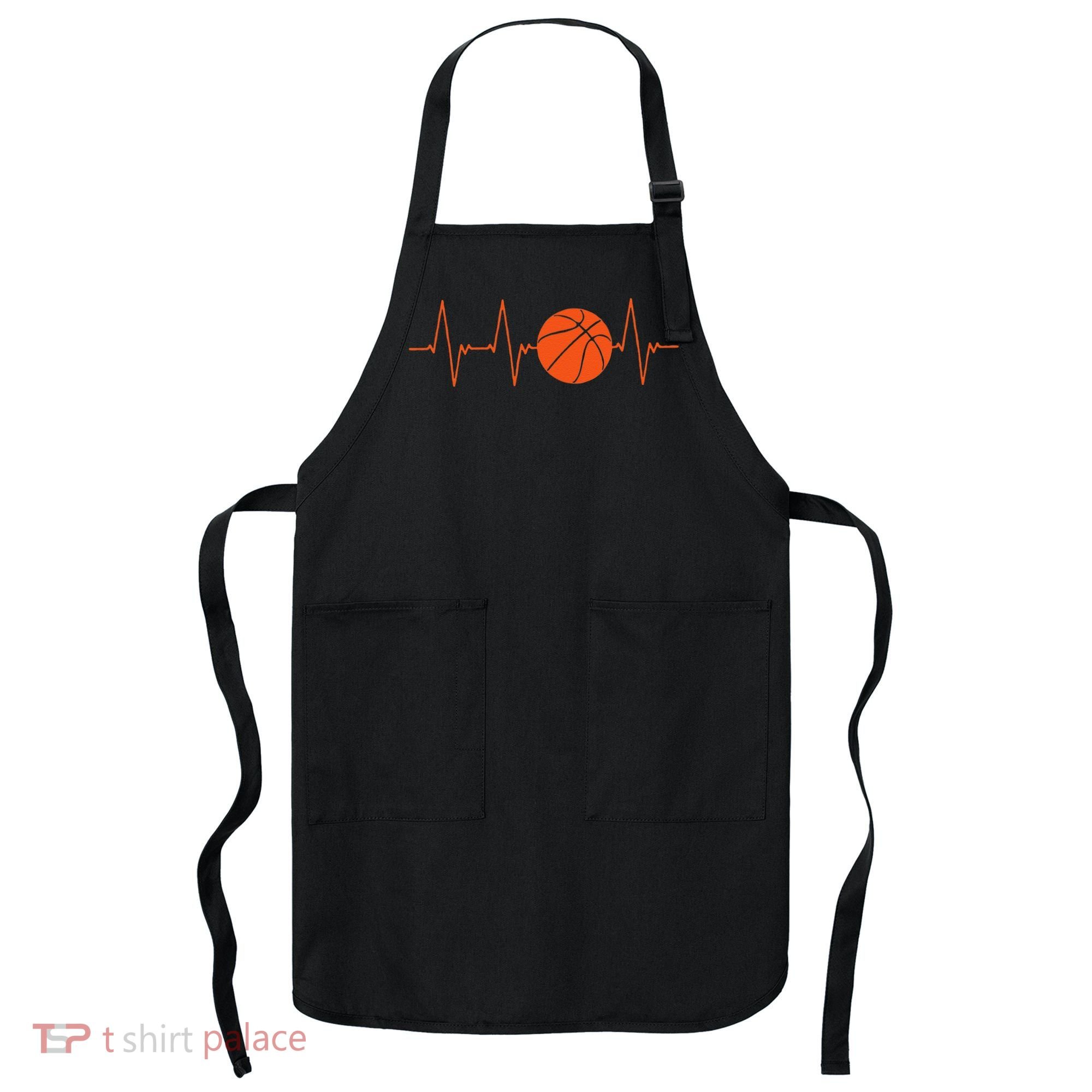 Basketball Heartbeat Basketball lovers player Apron