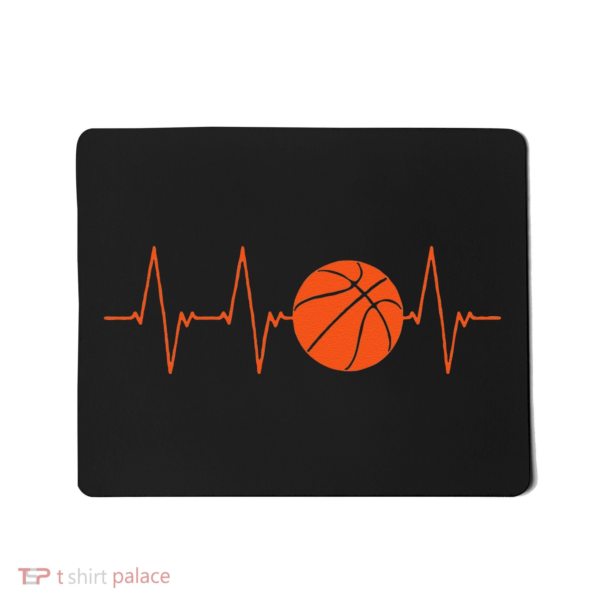 Basketball Heartbeat Basketball lovers player Mousepad