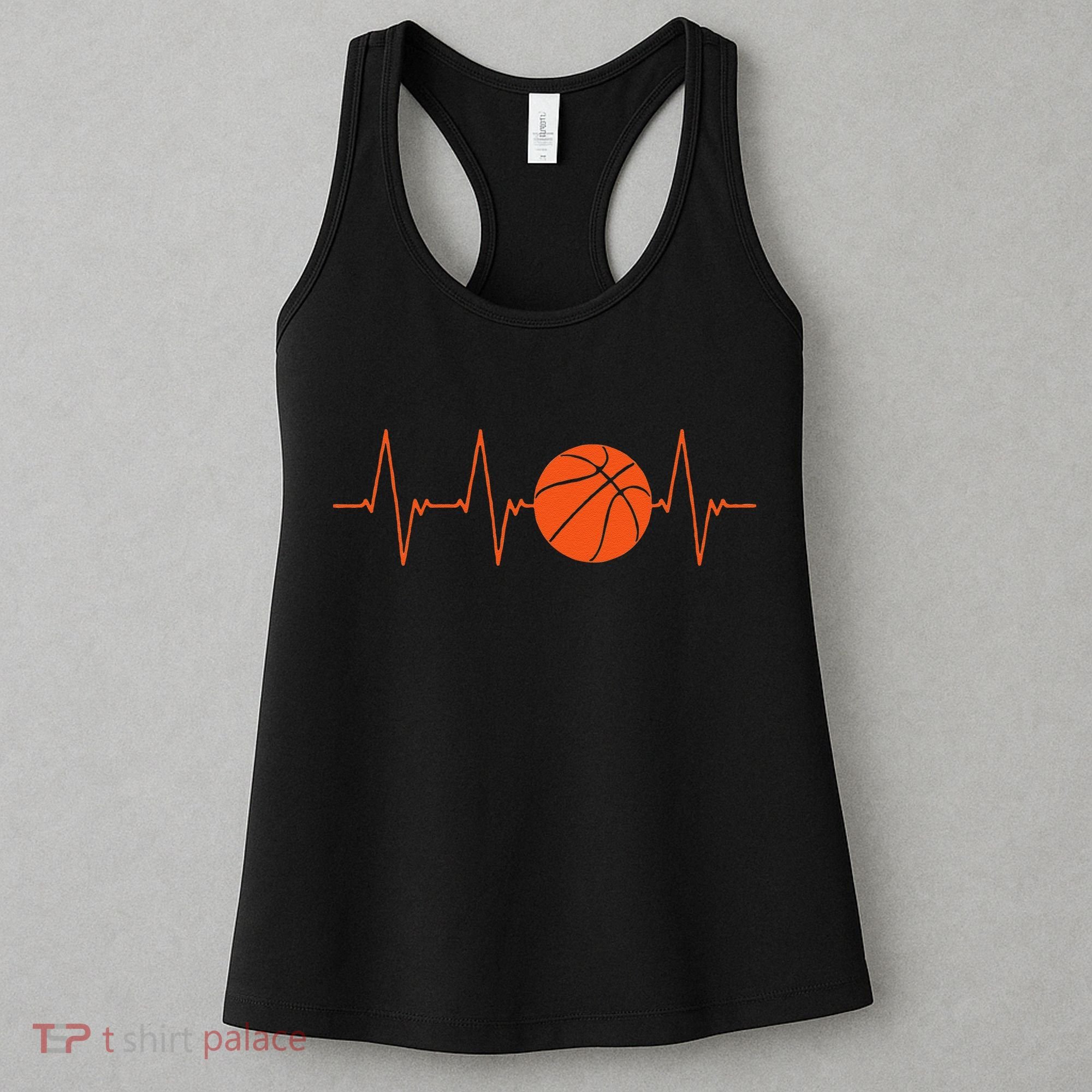 Basketball Heartbeat Basketball lovers player Women's Tank Top