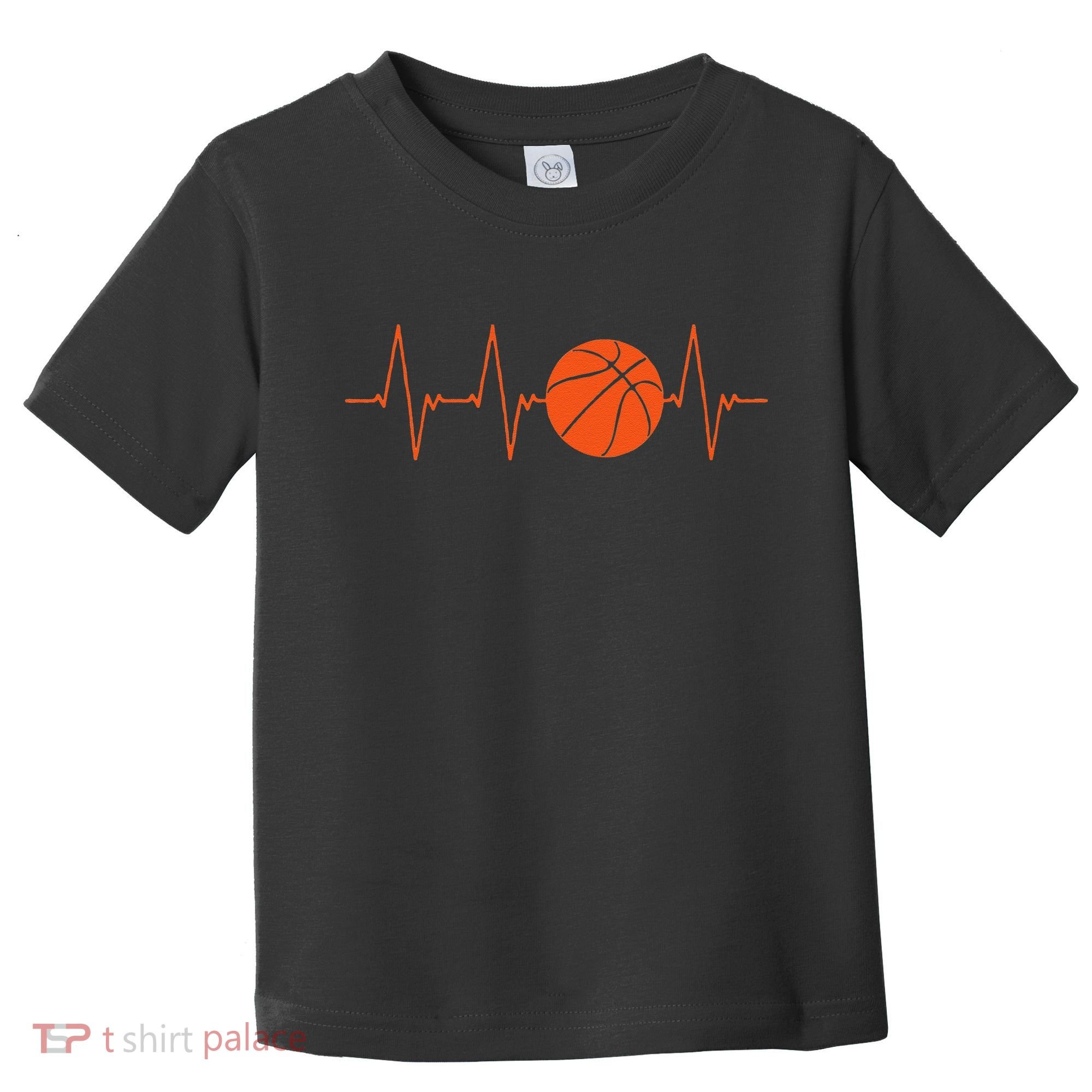 Basketball Heartbeat Basketball lovers player Toddler T-Shirt