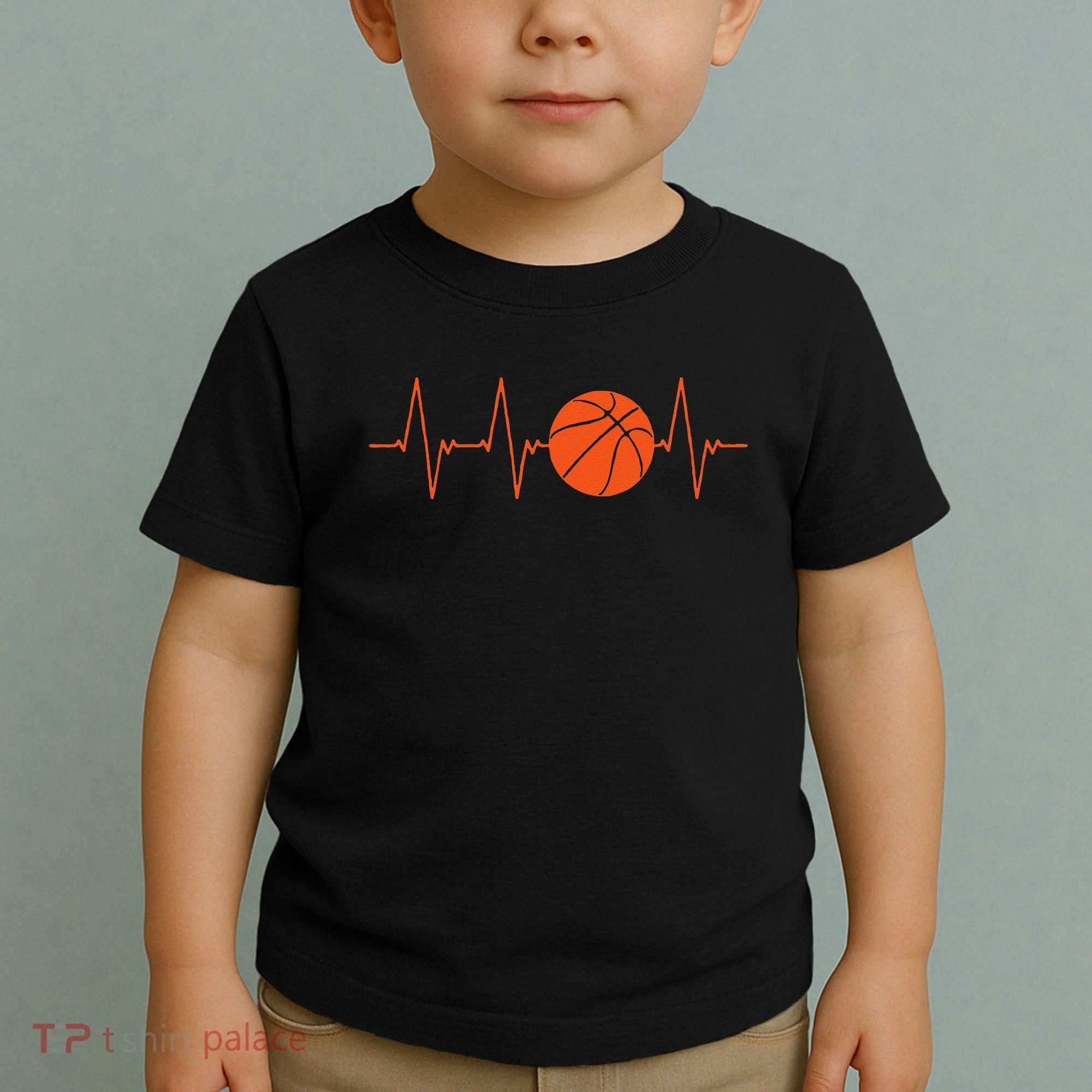 Basketball Heartbeat Basketball lovers player Toddler T-Shirt