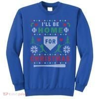 Be Home Baseball Ugly Christmas Sweater Pattern Gift Sweatshirt thumb 0