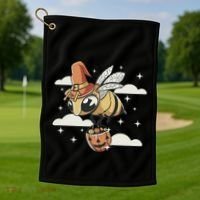 Bumblebee Halloween Golf Towel thumb 1