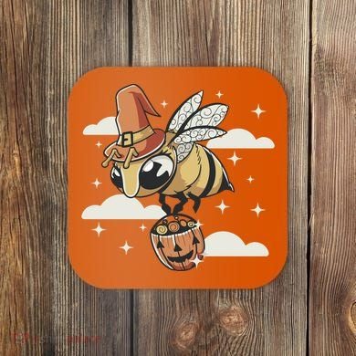 Bumblebee Halloween Coaster