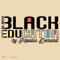 Black History Black Educator By Popular Ded Afro Teacher Gift Tote Bag thumb 4