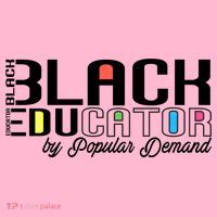 Black History Black Educator By Popular Ded Afro Teacher Gift Coaster thumb 2