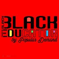 Black History Black Educator By Popular Ded Afro Teacher Gift Santa Hat thumb 1