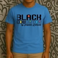 Black History Black Educator By Popular Ded Afro Teacher Gift T-Shirt thumb 3