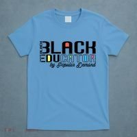 Black History Black Educator By Popular Ded Afro Teacher Gift T-Shirt thumb 4