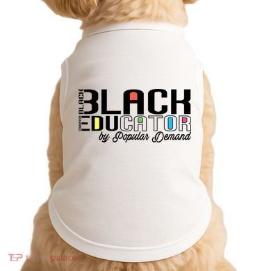 Black History Black Educator By Popular Ded Afro Teacher Gift Doggie Tank