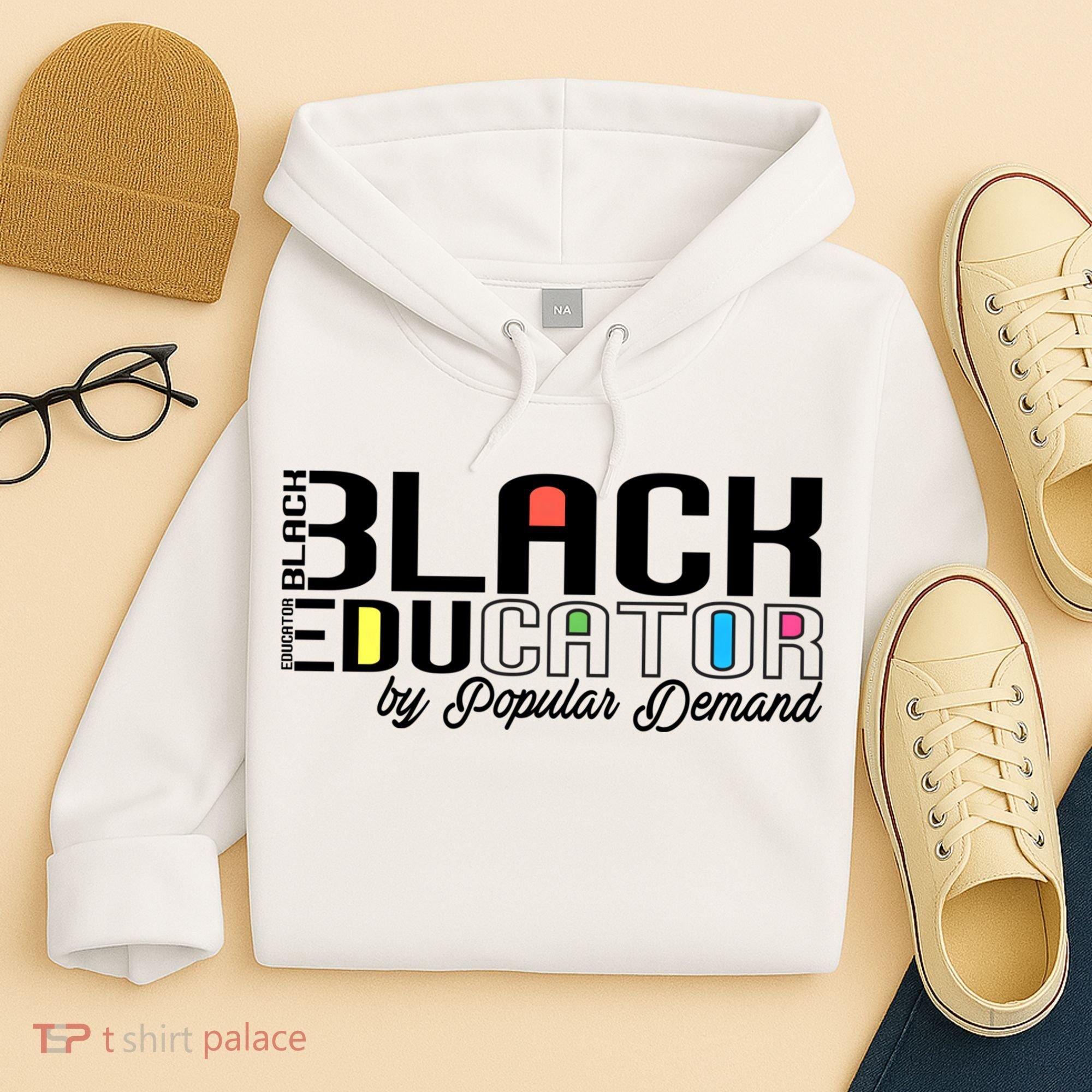Black History Black Educator By Popular Ded Afro Teacher Gift Hoodie