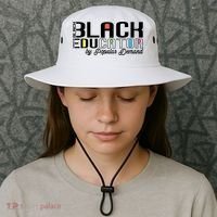 Black History Black Educator By Popular Ded Afro Teacher Gift Bucket Hat thumb 3