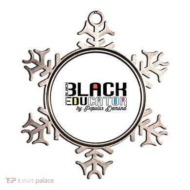 Black History Black Educator By Popular Ded Afro Teacher Gift Ornament