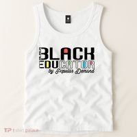 Black History Black Educator By Popular Ded Afro Teacher Gift Tank Top thumb 2