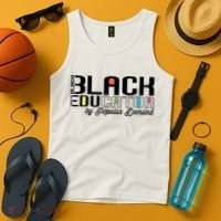 Black History Black Educator By Popular Ded Afro Teacher Gift Tank Top thumb 4