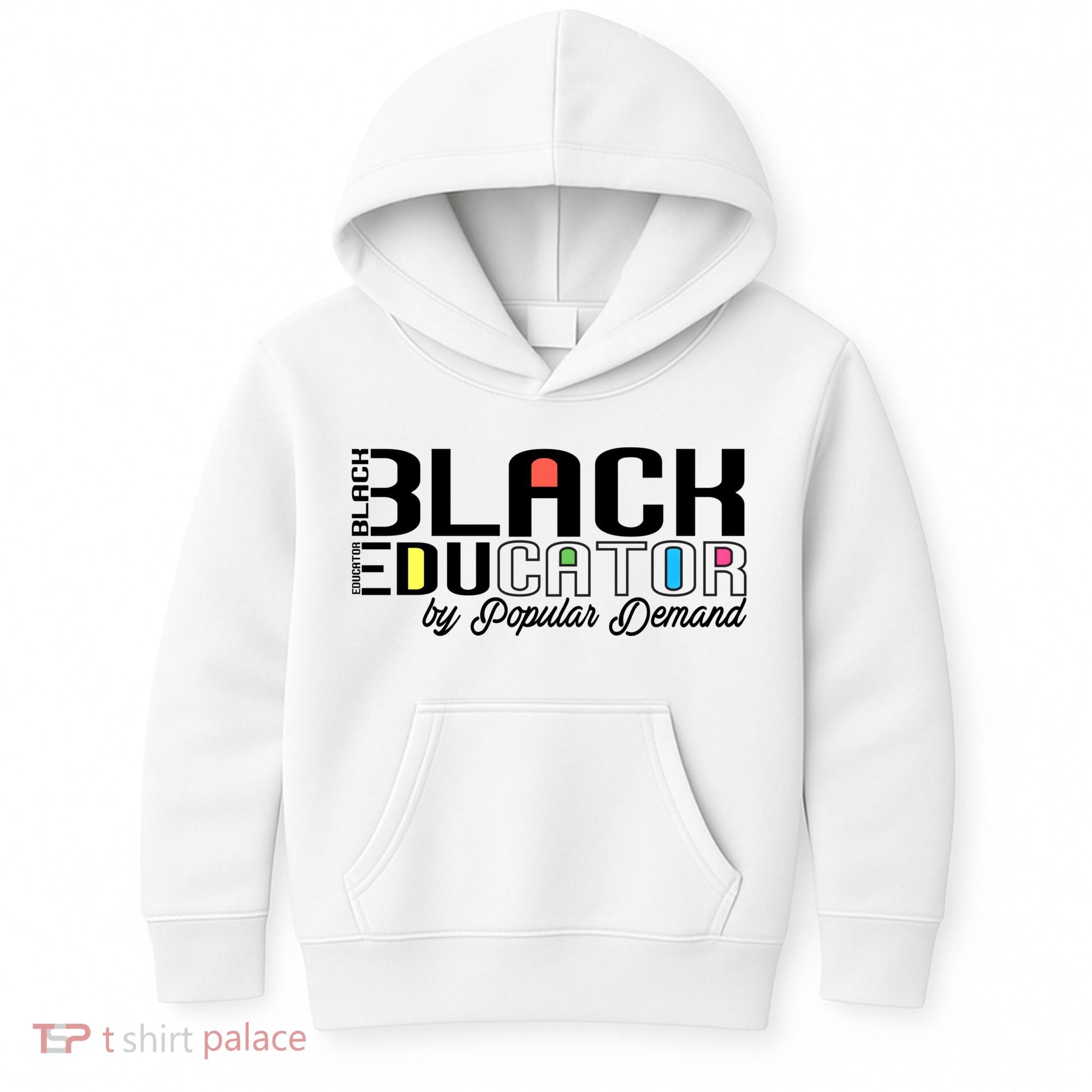 Black History Black Educator By Popular Ded Afro Teacher Gift Kids Hoodie