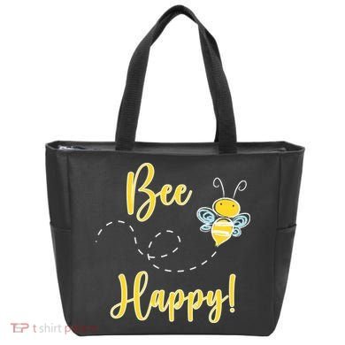 Bee Happy Bumblebee Cute Gift Tote Bag