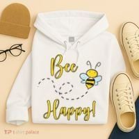 Bee Happy Bumblebee Cute Gift Hoodie thumb 4