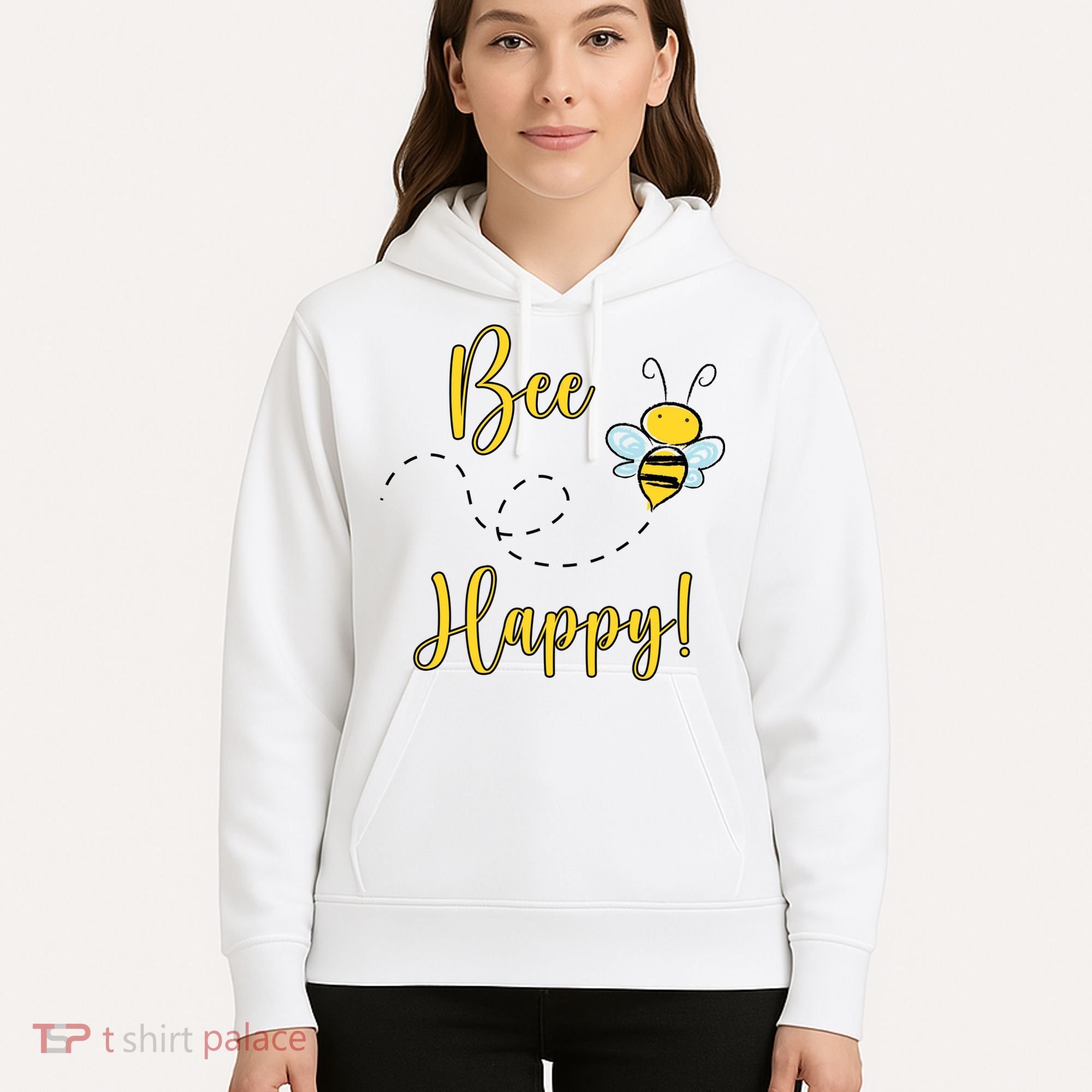 Bee Happy Bumblebee Cute Gift Hoodie