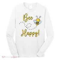Bee Happy Bumblebee Cute Gift Long Sleeve Shirt thumb 0
