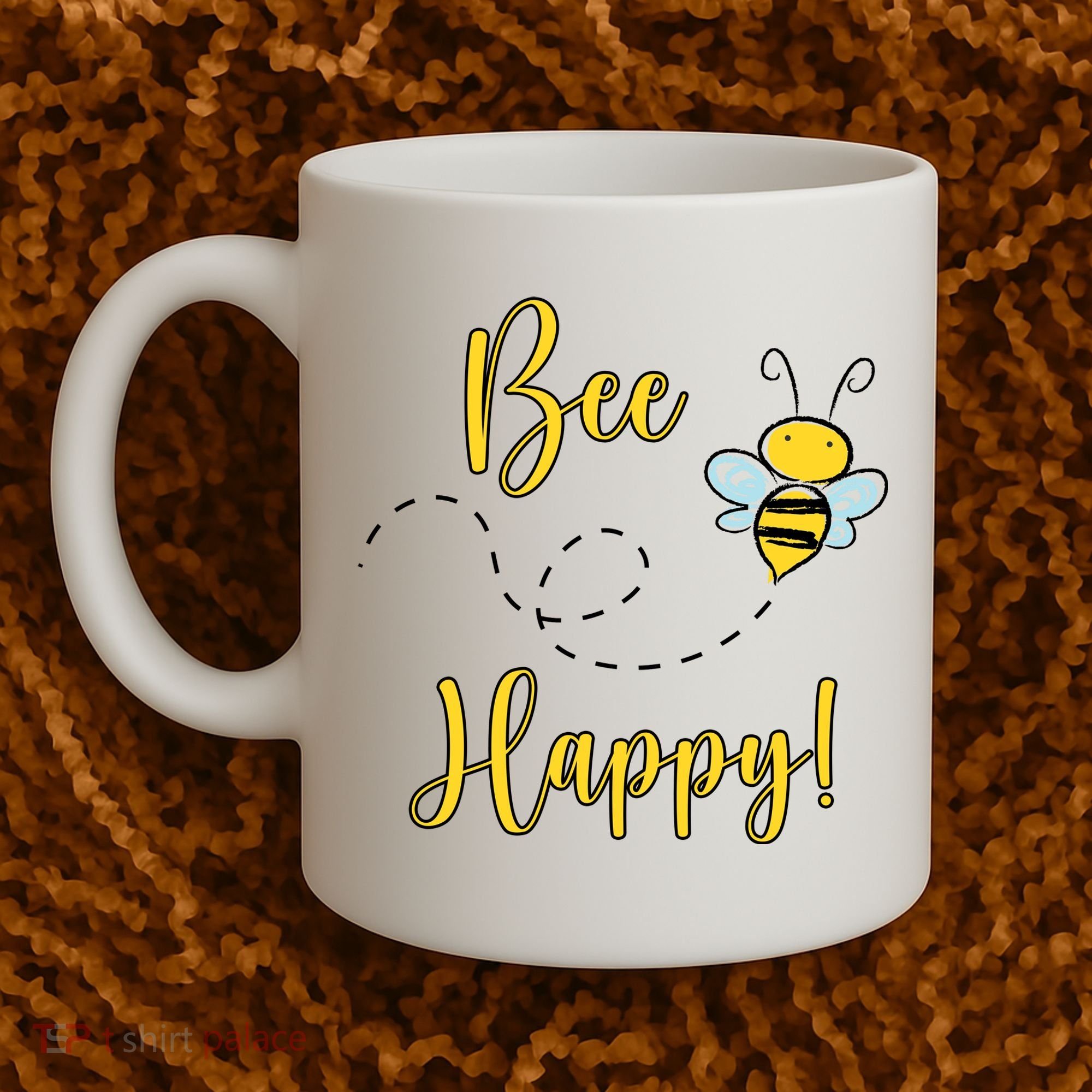Bee Happy Bumblebee Cute Gift Coffee Mug