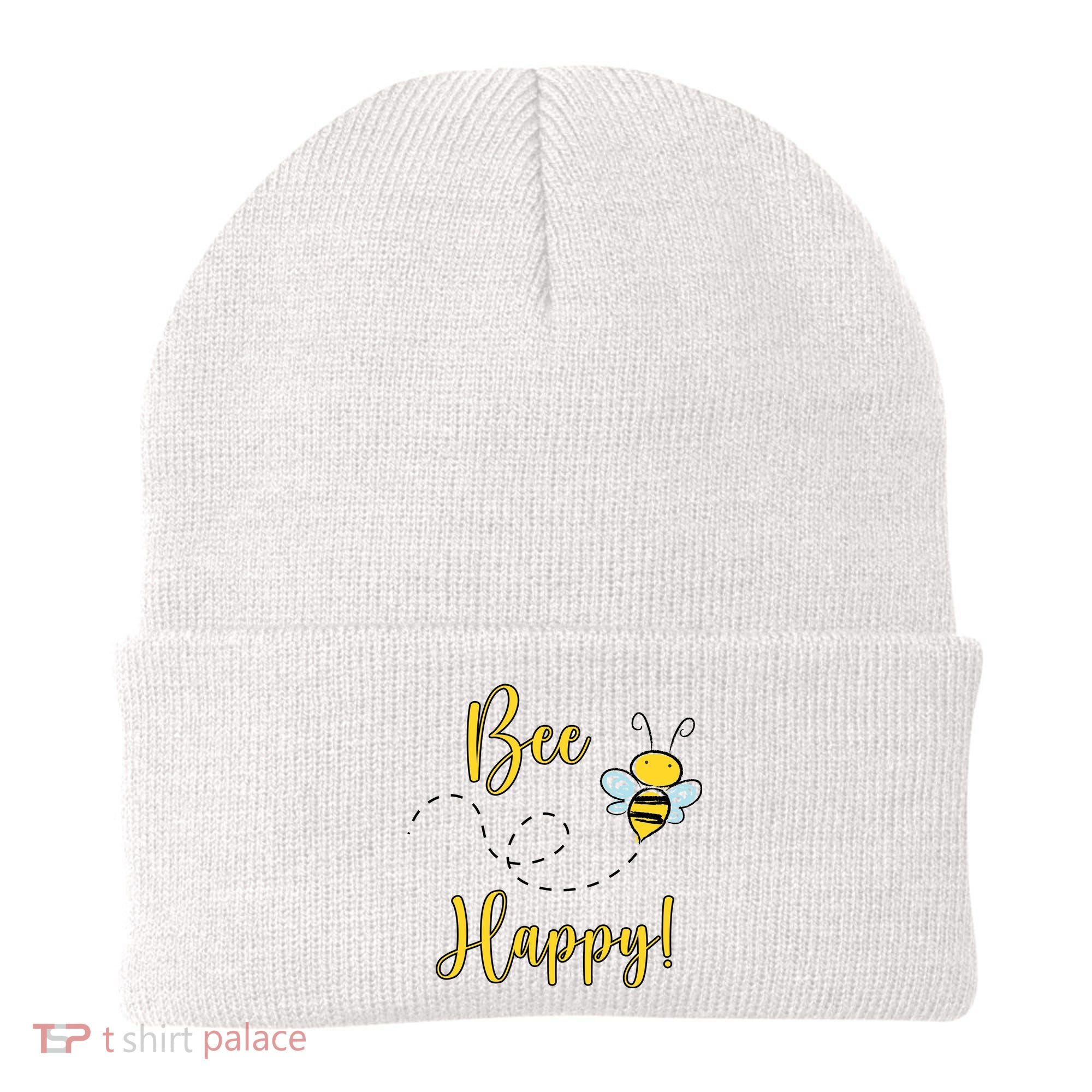 Bee Happy Bumblebee Cute Gift Beanie