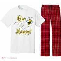 Bee Happy Bumblebee Cute Gift Pajama Set thumb 0