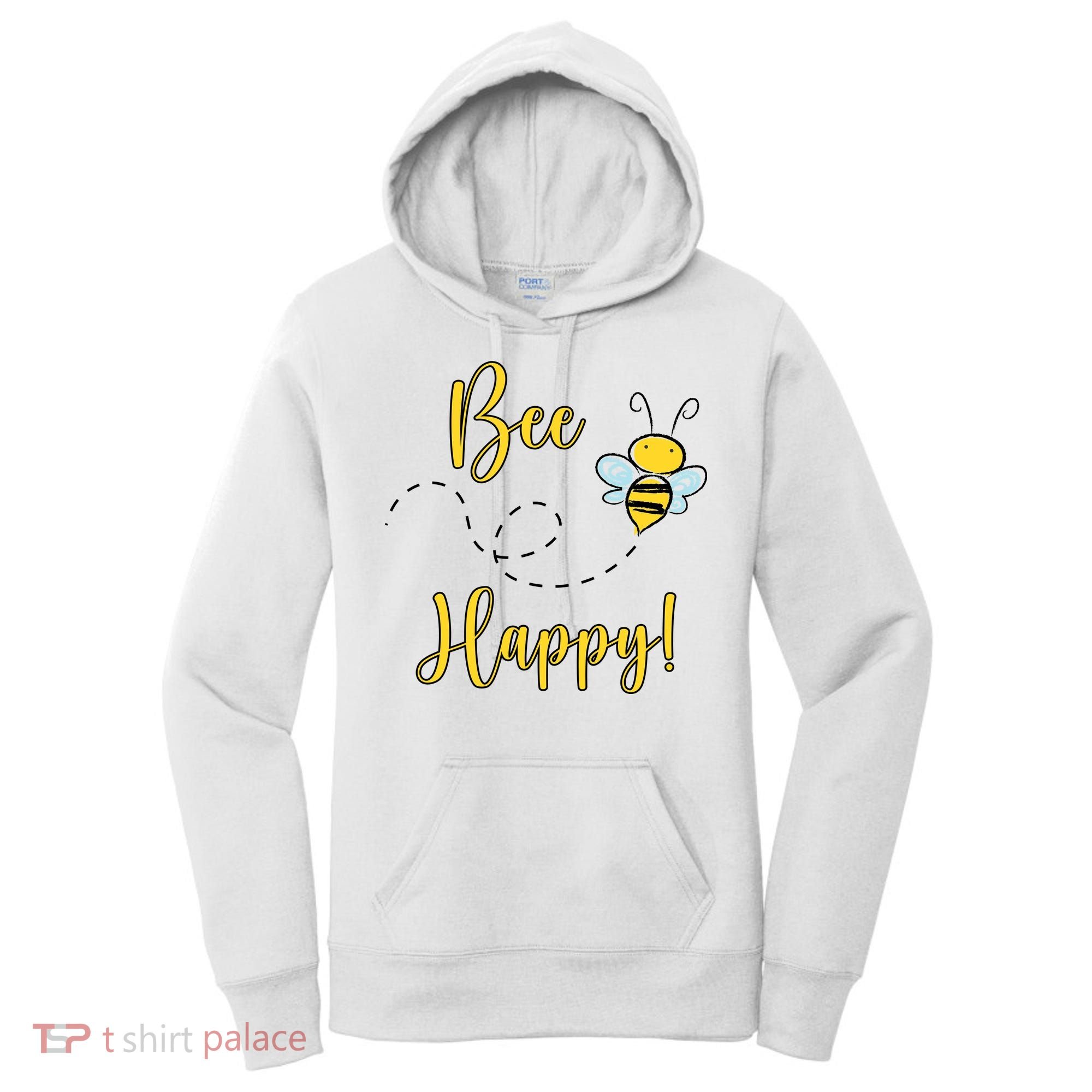 Bee Happy Bumblebee Cute Gift Women's Hoodie