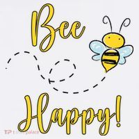 Bee Happy Bumblebee Cute Gift Mousepad thumb 1