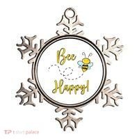 Bee Happy Bumblebee Cute Gift Ornament thumb 0