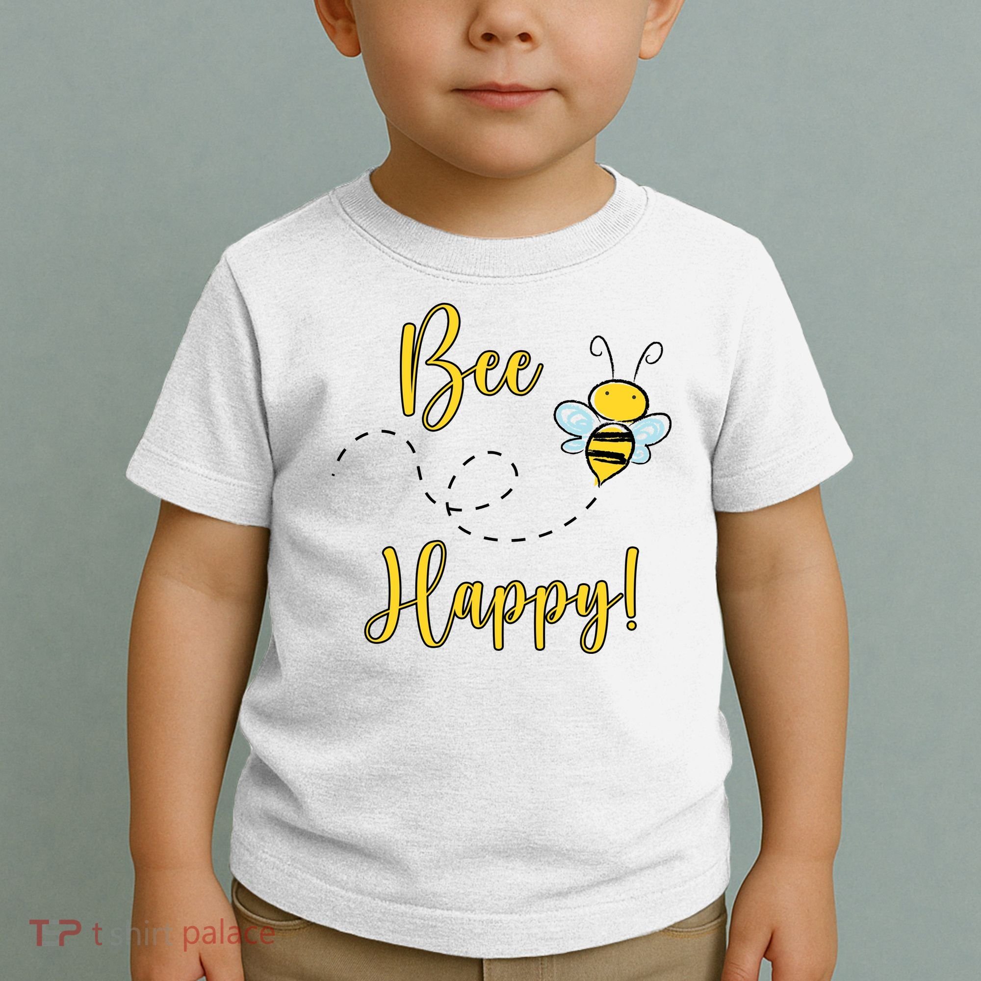 Bee Happy Bumblebee Cute Gift Toddler T-Shirt
