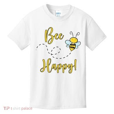 Bee Happy Bumblebee Cute Gift Kids T-Shirt