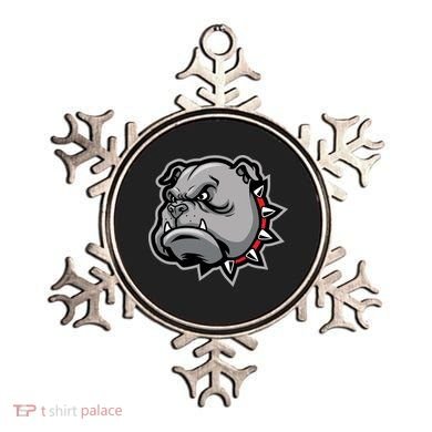 Bulldog Head Ornament