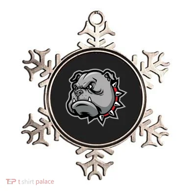 Bulldog Head Ornament