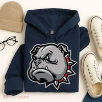 Bulldog Head Hoodie thumb 4