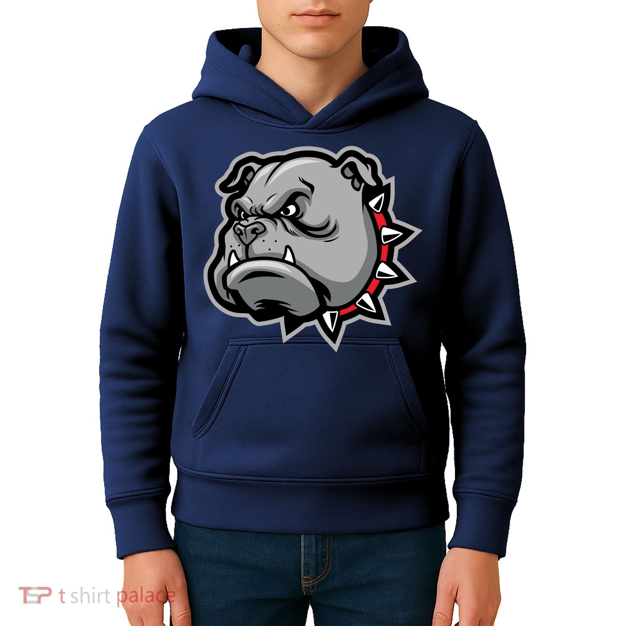 Bulldog Head Kids Hoodie