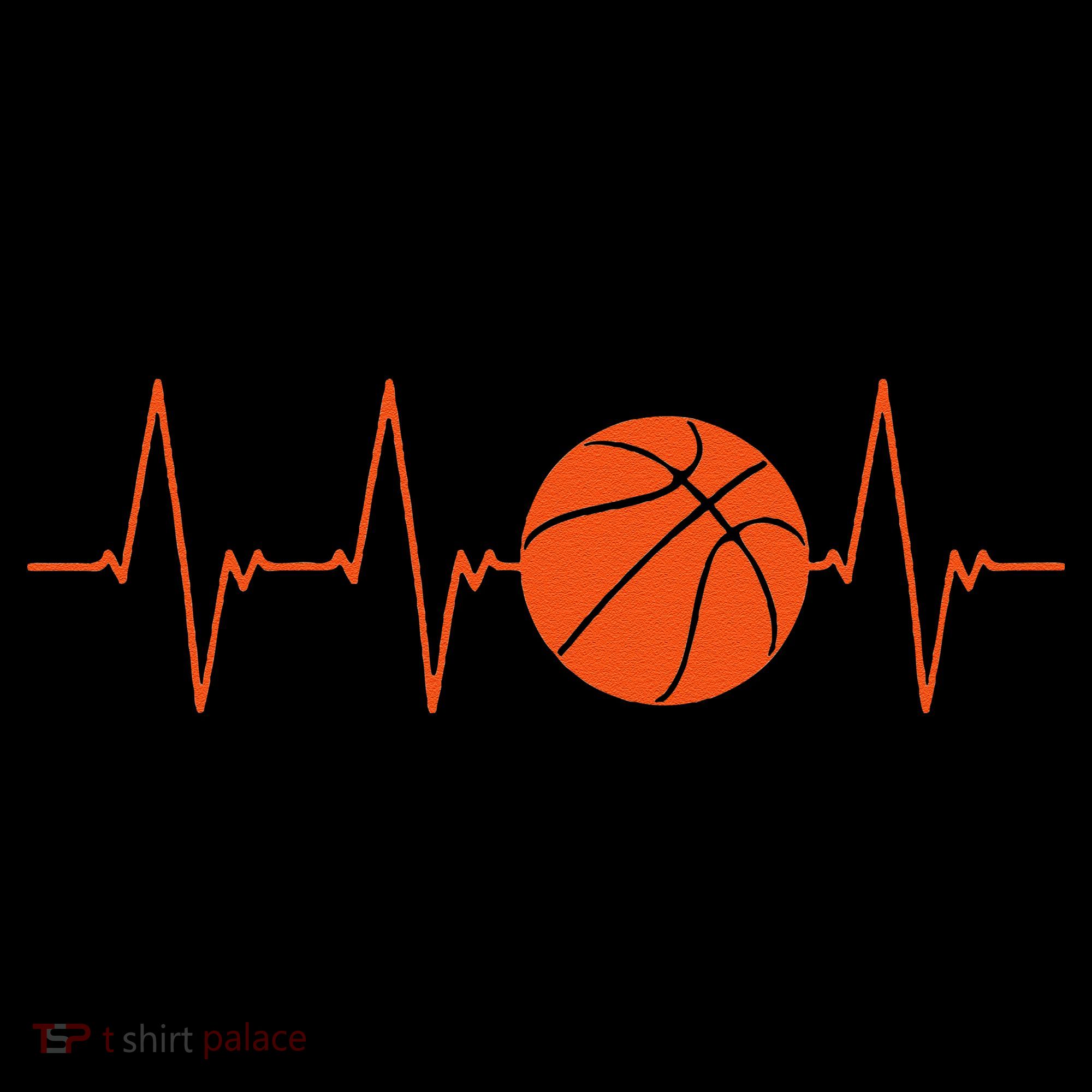Basketball Heartbeat Bball Gift Coffee Mug