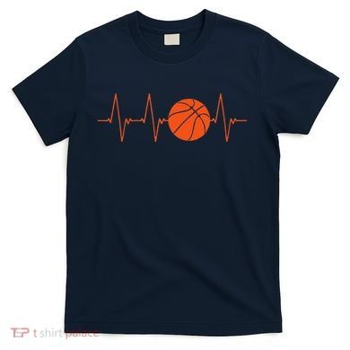 Basketball Heartbeat Bball Gift T-Shirt