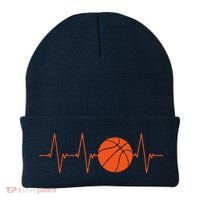 Basketball Heartbeat Bball Gift Beanie thumb 0