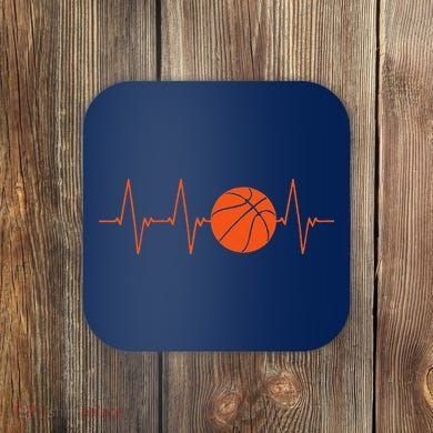 Basketball Heartbeat Bball Gift Coaster