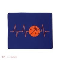 Basketball Heartbeat Bball Gift Mousepad thumb 0