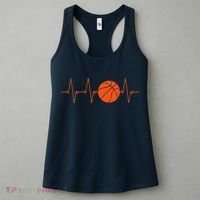 Basketball Heartbeat Bball Gift Women's Tank Top thumb 3