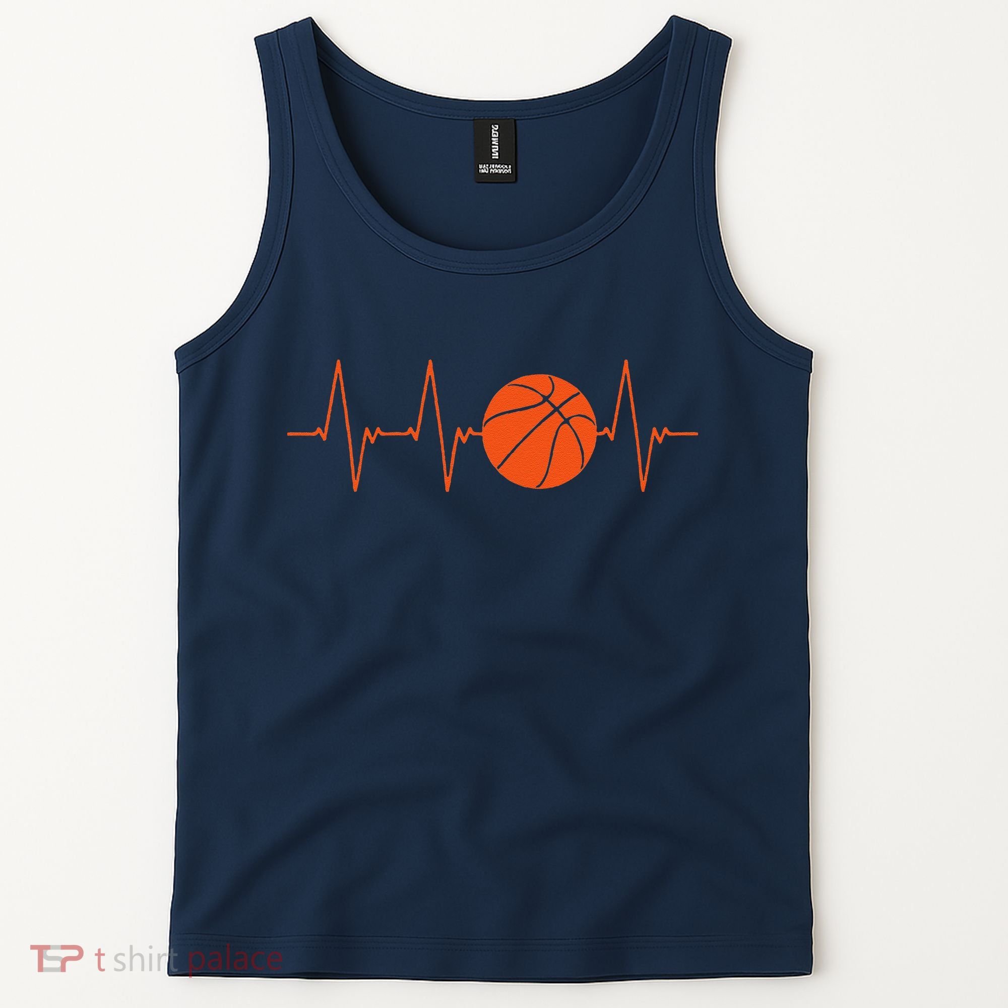 Basketball Heartbeat Bball Gift Tank Top