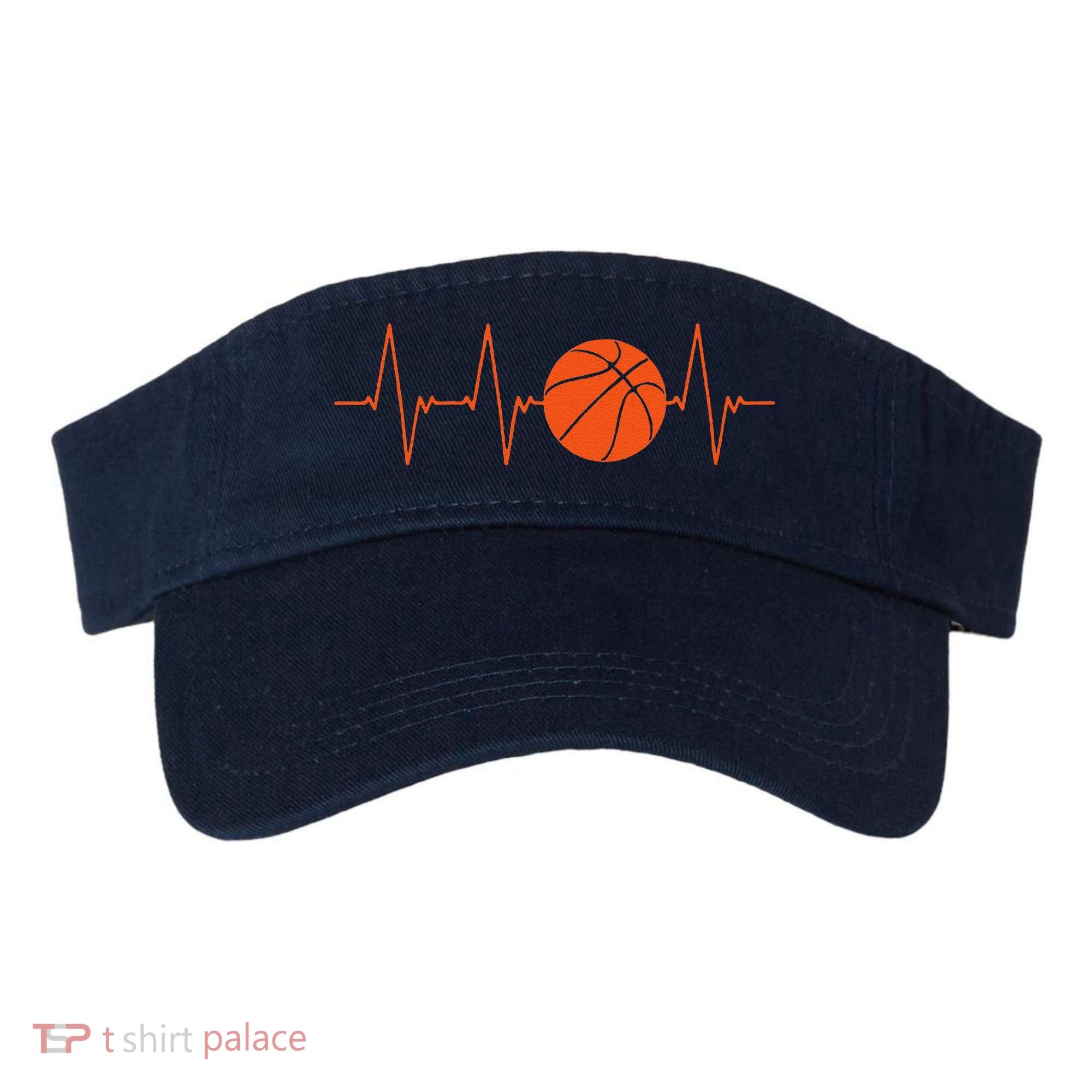 Basketball Heartbeat Bball Gift Visor