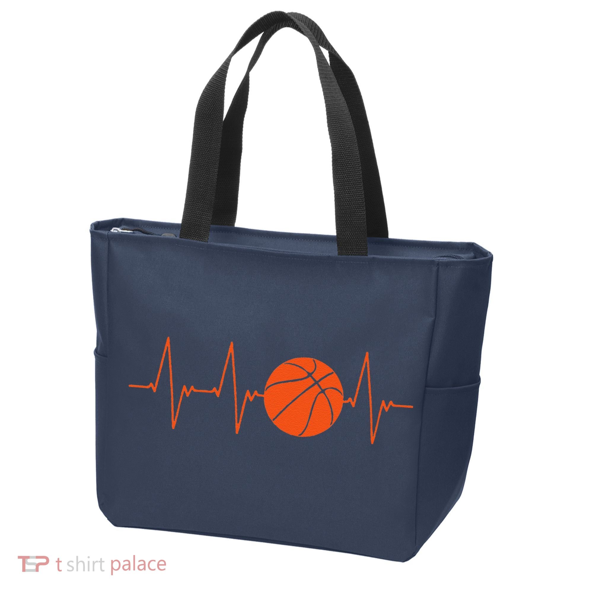 Basketball Heartbeat Bball Gift Tote Bag