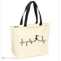 Boxer Heartbeat Boxing Gift Boxing Lover Boxing Trainer Tote Bag thumb 2