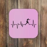 Boxer Heartbeat Boxing Gift Boxing Lover Boxing Trainer Coaster thumb 0